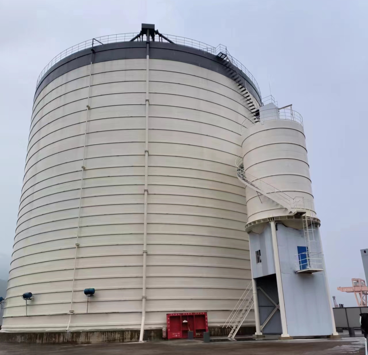 长海10万吨水泥钢板库